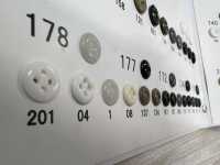 174 Giraffe 우레아 수지 4홀 림리스 버튼[단추] Giraffe Button(Twill Button Industry) 서브 사진