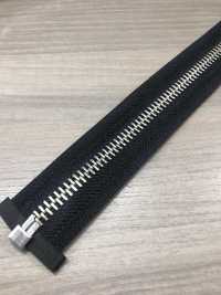 8-N-E-OR 왈데스® 빈티지 지퍼, 니켈 실버, 사이즈 8, 폴리에스테르 테이프, 개방형 아사히지퍼(Asahi Fastener) 서브 사진