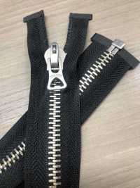 8-N-E-OR 왈데스® 빈티지 지퍼, 니켈 실버, 사이즈 8, 폴리에스테르 테이프, 개방형 아사히지퍼(Asahi Fastener) 서브 사진