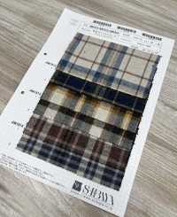 AW1814 트위스트 멜란지 플란넬 체크[원단] SHIBAYA 서브 사진