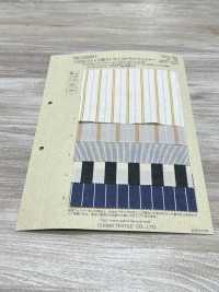 BC3581 OGN 리넨 리넨 스트라이프 드라이워시드[원단] COSMO TEXTILE 서브 사진