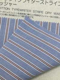 BC0019 오가닉 타자기 천 스트라이프 드라이워시드[원단] COSMO TEXTILE 서브 사진