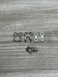 W-A2CH A-2 칼라 후크 세트(아이릿 와셔 6mm/8mm)[버클 / 고리] 아사히지퍼(Asahi Fastener) 서브 사진