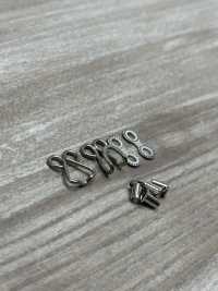 W-A2CH A-2 칼라 후크 세트(아이릿 와셔 6mm/8mm)[버클 / 고리] 아사히지퍼(Asahi Fastener) 서브 사진