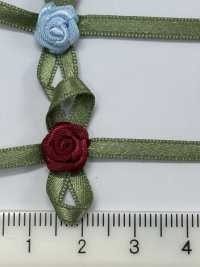 9820 핸드메이드 가랜드 롤드 로즈 타입[리본 / 테이프 / 코드] UNITED RIBBONS 서브 사진
