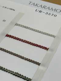 UR-3570 리넨 아코디언 코드[리본 / 테이프 / 코드] UNITED RIBBONS 서브 사진