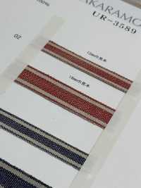 UR-3589 리넨 스트라이프[리본 / 테이프 / 코드] UNITED RIBBONS 서브 사진