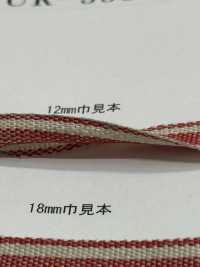 UR-3589 리넨 스트라이프[리본 / 테이프 / 코드] UNITED RIBBONS 서브 사진