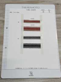 UR-3589 리넨 스트라이프[리본 / 테이프 / 코드] UNITED RIBBONS 서브 사진