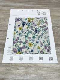 4025-1670-2 60 잔디 수채화 꽃[원단] 홋코(HOKKOH) 서브 사진