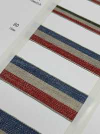 UR-3562 리넨 스트라이프[리본 / 테이프 / 코드] UNITED RIBBONS 서브 사진