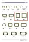SQ-RING 사각형 캔 21mm/24mm