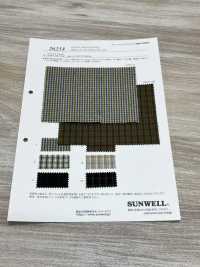 26258 16 싱글 스레드 코튼 비엘라 미니 체크[원단] SUNWELL 서브 사진