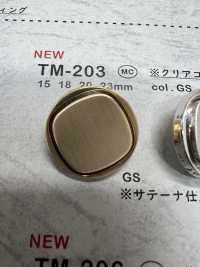 TM-203 금속 버튼, 내부 투명 코팅[단추] DAIYA BUTTON 서브 사진