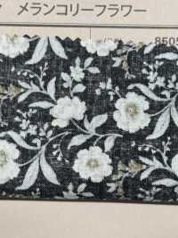 850533 세븐베리® 론 무표백 코튼 멜랑콜리 플라워 모란[원단] VANCET 서브 사진