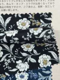 850533 세븐베리® 론 무표백 코튼 멜랑콜리 플라워 모란[원단] VANCET 서브 사진