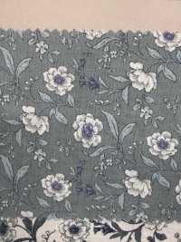 850533 세븐베리® 론 무표백 코튼 멜랑콜리 플라워 모란[원단] VANCET 서브 사진