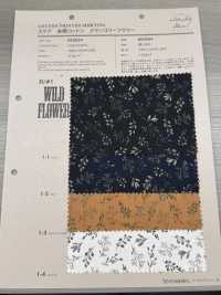 850534 세븐베리® 론 무표백 코튼, 멜랑콜리 플라워, 야생화[원단] VANCET 서브 사진