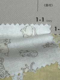 850540 세븐베리® 더블 거즈 소프트터치 거즈 애니멀[원단] VANCET 서브 사진