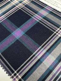 KYC411-D1 T/C 원사 염색 체크 골드 케어[원단] 우니 섬유(UNI TEXTILE) 서브 사진