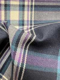 KYC411-D1 T/C 원사 염색 체크 골드 케어[원단] 우니 섬유(UNI TEXTILE) 서브 사진