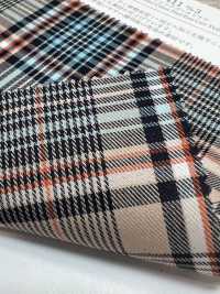 KYC411-D3 T/C 원사 염색 체크 골드 케어[원단] 우니 섬유(UNI TEXTILE) 서브 사진