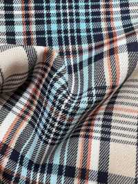 KYC411-D3 T/C 원사 염색 체크 골드 케어[원단] 우니 섬유(UNI TEXTILE) 서브 사진