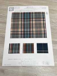 KYC411-D3 T/C 원사 염색 체크 골드 케어[원단] 우니 섬유(UNI TEXTILE) 서브 사진