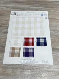 KYC421-D1 T/C 원사 염색 파라카 체크 골드 케어[원단] 우니 섬유(UNI TEXTILE) 서브 사진