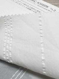 KKC838HW-D2 코튼 론 화이트 와플 니트[원단] 우니 섬유(UNI TEXTILE) 서브 사진