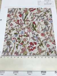 7026-600-3 60 잔디 실 꽃 무늬[원단] 홋코(HOKKOH) 서브 사진