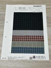 SBW11493 50/1 타자기 천 세탁기 처리 점검[원단] SHIBAYA 서브 사진