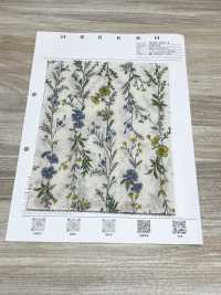 8026-680-4 80 론 미라클 웨이브 스트라이프 플라워[원단] 홋코(HOKKOH) 서브 사진