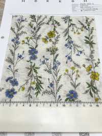 8026-680-4 80 론 미라클 웨이브 스트라이프 플라워[원단] 홋코(HOKKOH) 서브 사진