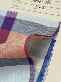 A-8174 리넨 체크[원단] ARINOBE CO., LTD. 서브 사진