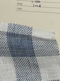 A-7059 유럽 리넨 내추럴 체크[원단] ARINOBE CO., LTD. 서브 사진