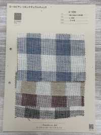 A-7059 유럽 리넨 내추럴 체크[원단] ARINOBE CO., LTD. 서브 사진