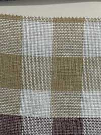 A-7059 유럽 리넨 내추럴 체크[원단] ARINOBE CO., LTD. 서브 사진