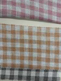 A-7060 유럽 리넨 내추럴 체크[원단] ARINOBE CO., LTD. 서브 사진