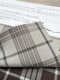 46218 LIM-bless 폴리에스터/레이온 40실 트윌 체크[원단] SUNWELL 서브 사진