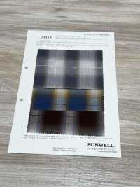 14418 50개 싱글 스레드 브로드클로스 모헤어 원사 체크[원단] SUNWELL 서브 사진