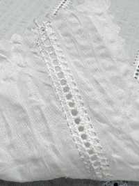 8026-865-1 자수 줄무늬 위의 기적의 물결[원단] 홋코(HOKKOH) 서브 사진