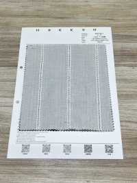 8026-865-1 자수 줄무늬 위의 기적의 물결[원단] 홋코(HOKKOH) 서브 사진