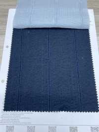 8026-865-1 자수 줄무늬 위의 기적의 물결[원단] 홋코(HOKKOH) 서브 사진