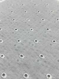 8026-860-1 자수 도트 위의 기적의 물결[원단] 홋코(HOKKOH) 서브 사진