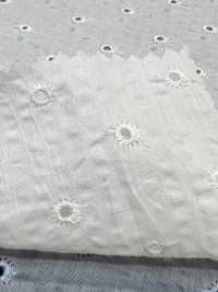 8026-860-1 자수 도트 위의 기적의 물결[원단] 홋코(HOKKOH) 서브 사진