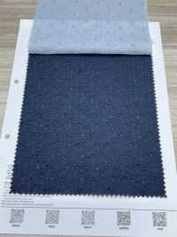 8026-860-1 자수 도트 위의 기적의 물결[원단] 홋코(HOKKOH) 서브 사진