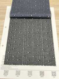 8026-860-1 자수 도트 위의 기적의 물결[원단] 홋코(HOKKOH) 서브 사진