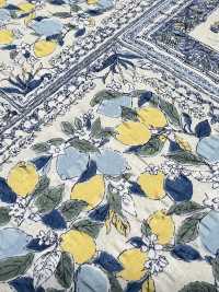 7026-615-6 60 잔디 물결 손수건 패턴[원단] 홋코(HOKKOH) 서브 사진