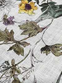 8026-780-1 100% 리넨 수채화 꽃[원단] 홋코(HOKKOH) 서브 사진